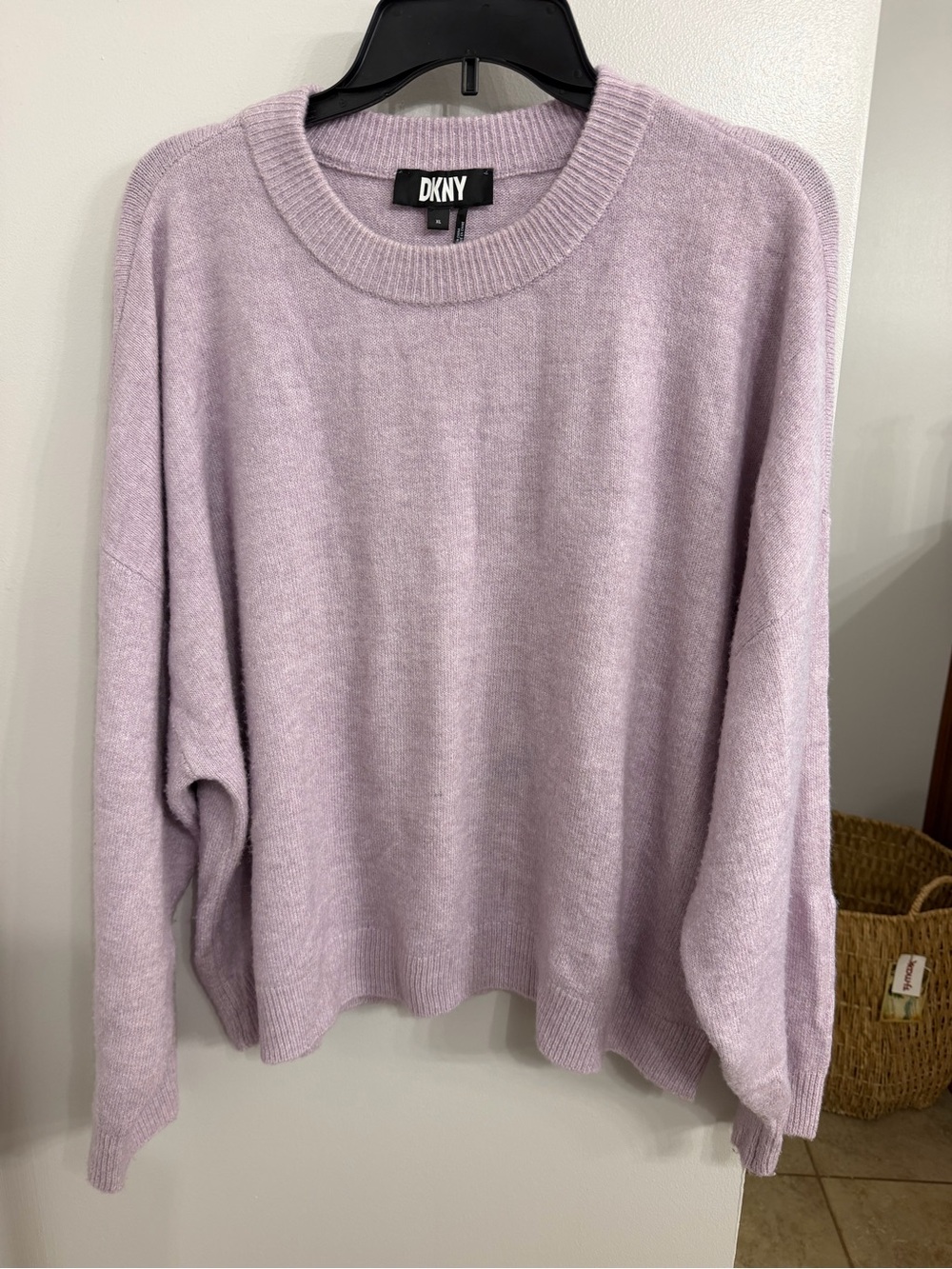 DKNY Lilac Crewneck Sweater for Women